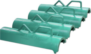 new green reaction injection molding part